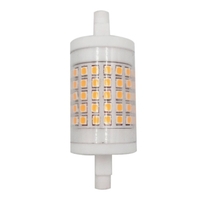 A C110-130V 10W 75 LED R7S Maïs Lumière B-ulb Intensité réglable en continu Luminosité réglable IP42 Résistance à l