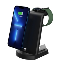 A001 chargeur sans fil 3 en 1 Station de charge sans fil 10W charge rapide support Vertical