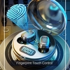 A10 True Wireless Headphones Bluetooth 5.0 Mini TWS Earbuds Sweatproof Sport Headset In-ear Earphones with Mic Charging Case Battery Digital Display
