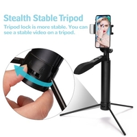 A21 Mobile Téléphone Stabilisateur De Poche BT Téléphone Vidéo Balance Poignée Télescopique Trépied Anti-Shake Téléphone Selfie Bâton