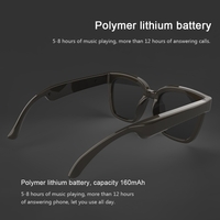 A3 Smart Wireless Bluetooth 5.0 Casque Musique Lunettes De Plein Air Cyclisme Lunettes De Soleil Casque Sport Écouteurs (Homme)