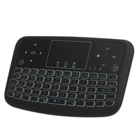 A36 Mini Clavier Sans Fil 2.4G Couleur Rétro-Éclairé Air Mouse Touchpad Clavier Pour Android TV Box Smart TV PC PS3