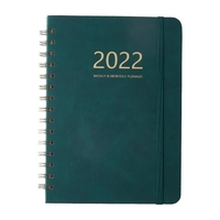 A5 Notebook School Diary 2022 Notebook Avec Agenda Hebdomadaire"idien 160 Pages Cahiers En Spirale
