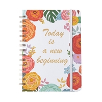 A5 Notebook School Diary 2022 Notebook With Daily Schedule 186 Pages Spiral Exercise Books