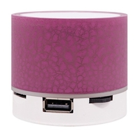 A9 modèle de fissure Mini haut-parleur Support de lumière colorée U disque TF carte AUX Port sans fil Portable haut-parleur boîte