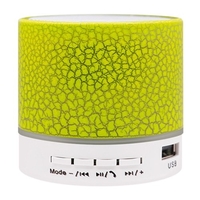 A9 modèle de fissure Mini haut-parleur Support de lumière colorée U disque TF carte AUX Port sans fil Portable haut-parleur boîte