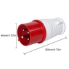 ABD-013 prise étanche industrielle 16A 3 noyaux prise de lumière de scène monophasée à trois fils AC220V
