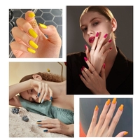 Abody 43 pièces Kit de vernis à ongles en gel,  vernis à ongles avec 1 couche de base 1 couche de finition brillante et 1 couche de finition mate 3 pinceaux 6 couleurs paillettes,  kit cadeau gel Soak Off pour bricolage et salon (33 + 3)