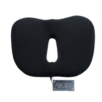 Abody Back Coussin de soutien lombaire Coussin de siège Oreiller Mousse à mémoire de forme en tissu magnétique pour chaise de bureau -Tailbone,  Sciatique,  Coussin de soulagement de la douleur au bas du dos - Correcteur de posture profilé pour assis