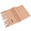Abody femmes écharpe tricotée chaude douce confortable ourlet frangé écharpe solide hiver extérieur châle écharpe