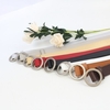 Abody femmes taille ceinture ronde o-ring boucle en cuir PU sans griffes robe ceinture Vintage couleur unie kaki