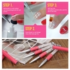 Abody Peinture Nail Art Cristal Acrylique 7mm Pinceau Nail Art Gel UV peinture Ligne Brosse Nylon cheveux Pen manucure Nail Liner outil