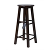 ABODY tabouret de bar tabouret de comptoir tabouret en bois massif chaise rétro jambe carrée 28 pouces marron