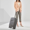 ABODY Valise 20 pouces avec serrure Valise à bagages avec 4 roues pivotantes