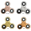 ABS Tri Fidget main Finger Spinner Spin Widget focus Toy EDC Pocket Desktoy Triangle cadeau en plastique pour le TDAH Enfants Adultes Soulager Stress Anxiété Ennui Killing Time de haute qualité hybride Roulement céramique
