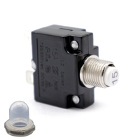 AC 125 / 250V 15A réinitialiser le protecteur de surcharge de disjoncteur de protection de surcharge de commutateur thermique