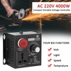 AC 220V 4000W Contrôleur Variable De Tension Contrôleur Portable Vitesse Température Léger Tension Variateur Adjuatable