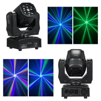 AC100 ~ 250V 6x15W RGBW 4in1 LEDs Mini lumière principale mobile d