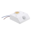 AC100-265V 50W (Max.) Mini capteur de mouvement PIR E27 Support de douille de base de lampe Adopté Sensible 3 niveaux de contrôle de la lumière / 3 niveaux de retard réglable Technologie humaine infrarouge