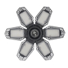 AC110-130V 100W LED s Garage lumière déformable pliant plafonniers avec 6 panneaux réglables E26 Base douille support 6500k lumière blanche pour Garage entrepôt atelier sous-sol Gym cuisine