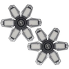 AC110-130V 100W LED s Garage lumière déformable pliant plafonniers avec 6 panneaux réglables E26 Base douille support 6500k lumière blanche pour Garage entrepôt atelier sous-sol Gym cuisine