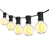 AC110-130V 21.33ft E12 Base G40 LEDs Guirlande Lumineuse 12 + 1 Ampoules Globe Blanc Chaud