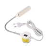 AC110-250V 6W 30LEDs Machine à coudre Lampe légère Base fixe Tube flexible pliable Conception de col de cygne pour les tâches ménagères
