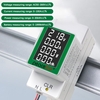AC50-300V/100A affichage numérique multifonctionnel Rail de guidage Table testeur de tension ampèremètre écran LCD voltmètre avec rétro-éclairage