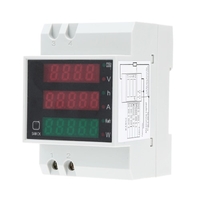 AC80-300V 100 a multifonctionnel numérique Din Rail courant tension puissance facteur compteur Ampèremètre Voltmètre