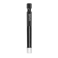 Accessoire de perçage de trou de foret de diamant sec brasé par vide pour le verre de carreaux de céramique de marbre de granit
