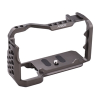Accessoire de photographie de caméra Andoer Cage avec sabot froid 1/4 pouces 3/8 pouces trous de vis de remplacement pour Sony A7C