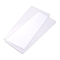Accessoire de tampon de coupe transparent 2 pièces