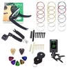 Accessoires de guitare ensemble enrouleur de cordes Capo accordeur choisit des cordes écrou de selle broches de pont pour débutants en guitare
