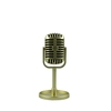 Accessoires de simulation Vintage Mic Classique Style Vocal Microphone Mise en Scène Accessoire de Photographie