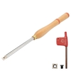 Acier allié Tour En Bois Outil De Tournage Carbure Insert Clé Cutter Outils Queue Carrée Avec Manche En Bois Outil De Travail Du Bois