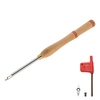 Acier allié Tour En Bois Outil De Tournage Carbure Insert Clé Cutter Outils Queue Carrée Avec Manche En Bois Outil De Travail Du Bois