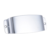 Acier chromé Ramassage Cover Protector pour Jazz Bass Electric Bass Guitar Part Replacement