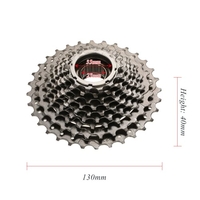 Acier fileté 9 Vitesse 13-32T Freewheel Engrenage Flywheel Bicycle Parts Bike Freewheel Pièces de rechange