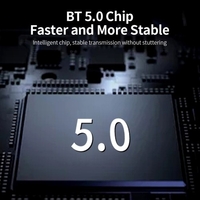 Adaptateur audio 2 en 1 BT 5.0 avec affichage visuel LCD Adaptateur récepteur et émetteur BT 8 appareils affichés / compatibilité étendue noir