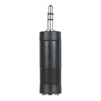 Adaptateur audio stéréo mâle TRS 6, 35 mm femelle à 3, 5 mm Convertisseur 6, 35 mm à 3, 5 mm pour amplificateur de casque,  plastique