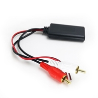 Adaptateur car audio BT: remplacement du câblage stéréo AUX 2RCA sans fil pour Kenwood Clarion