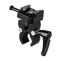 Adaptateur de batterie à montage en V avec pince pour montage sur trépied de support d