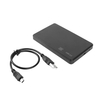 Adaptateur de boîtier Sata HDD SSD vers USB 2.0 de 2, 5 pouces Support de boîtier de boîtier de lecteur de disque dur 5 Gbps Disque dur 2 To pour système d