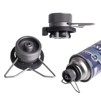 Adaptateur de butane avec adaptateur de conversion de tête de cartouche de gaz à support stable