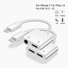 Adaptateur de câble de smartphone 2 en 1 pour convertisseur audio double IP7 pour répartiteur de chargeur IP adaptateur de casque de téléphone portable
