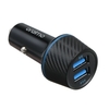 Adaptateur de chargeur de voiture à deux ports Oraimo Highway-Pro 22, 5 W QC3.0 et PE2.0 chargeur USB à charge rapide