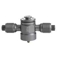 Adaptateur de cuisinière 3 en 1 Adaptateur de conversion de tête de cartouche de gaz Convertisseur de lampe à vapeur