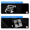 Adaptateur de montage de chaussure froide Triple en aluminium TELESIN avec trou de localisation d