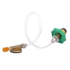 Adaptateur de remplissage de gaz propane de camping Adaptateur de bouteille de coupleur de réservoir plat de bouteille