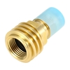 Adaptateur de réservoir de propane Lixada Réservoir POL de sécurité en laiton massif avec vanne de régulation,  converti en QCC1 / Type1